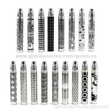 eGo Factory Engraved eGo-K Batteries with OEM and ODM Orders Welcomed